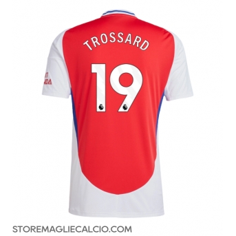 Arsenal Leandro Trossard #19 Maglia Gara Casa Repliche 2024-25